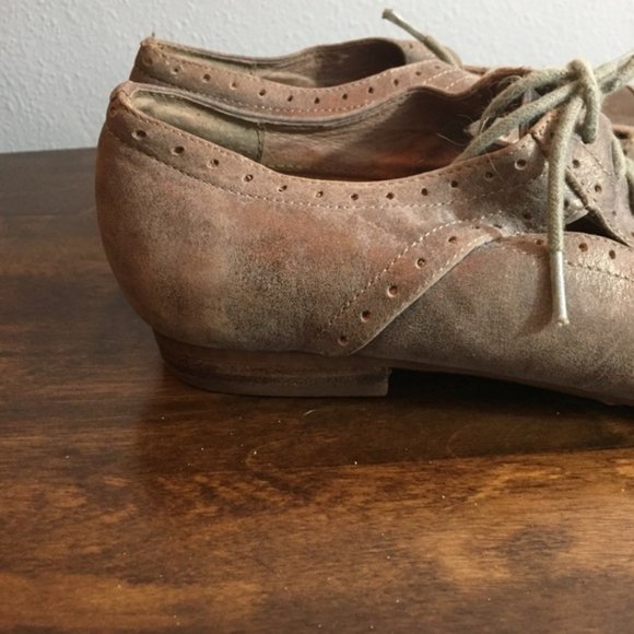 Fossil Flats Lace Up Loafers 6.5 - Picture 4 of 8